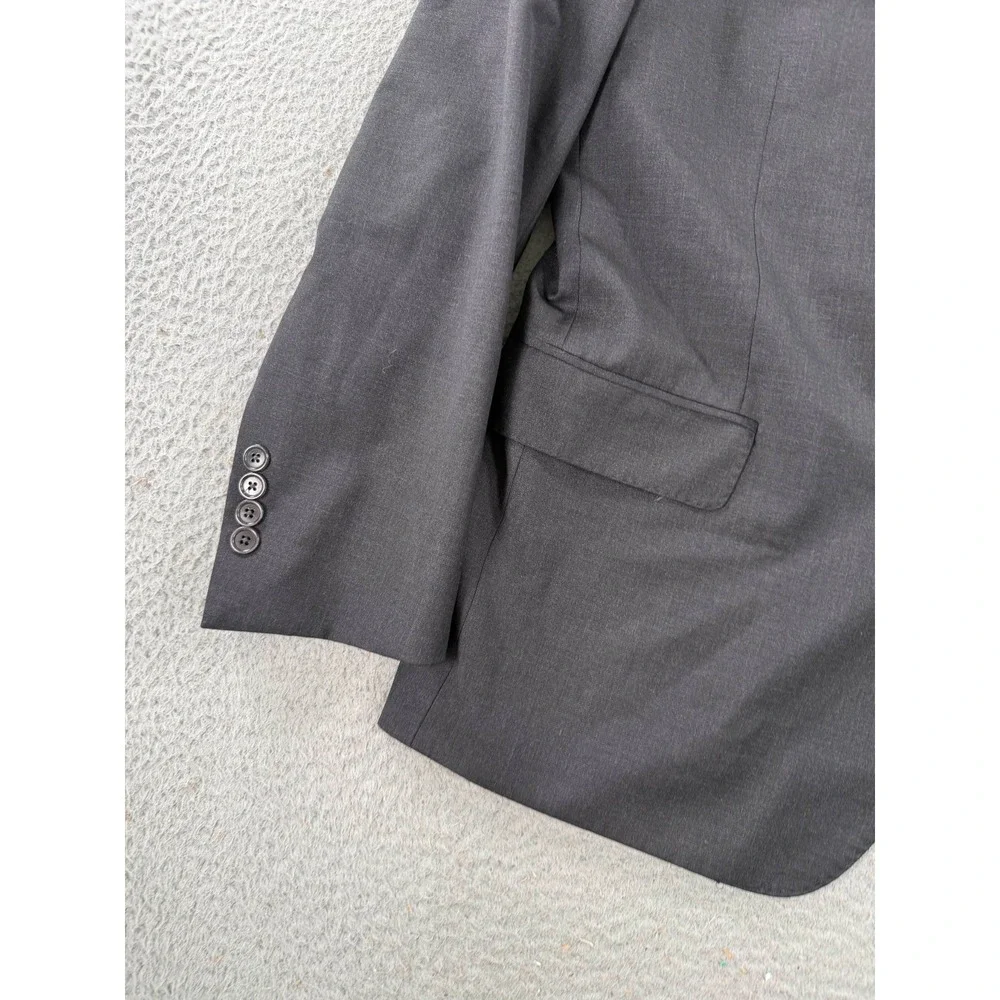 Brooks Brothers Explorer Blazer Men 46R Charcoal Gray Single Breasted Regent Fit
